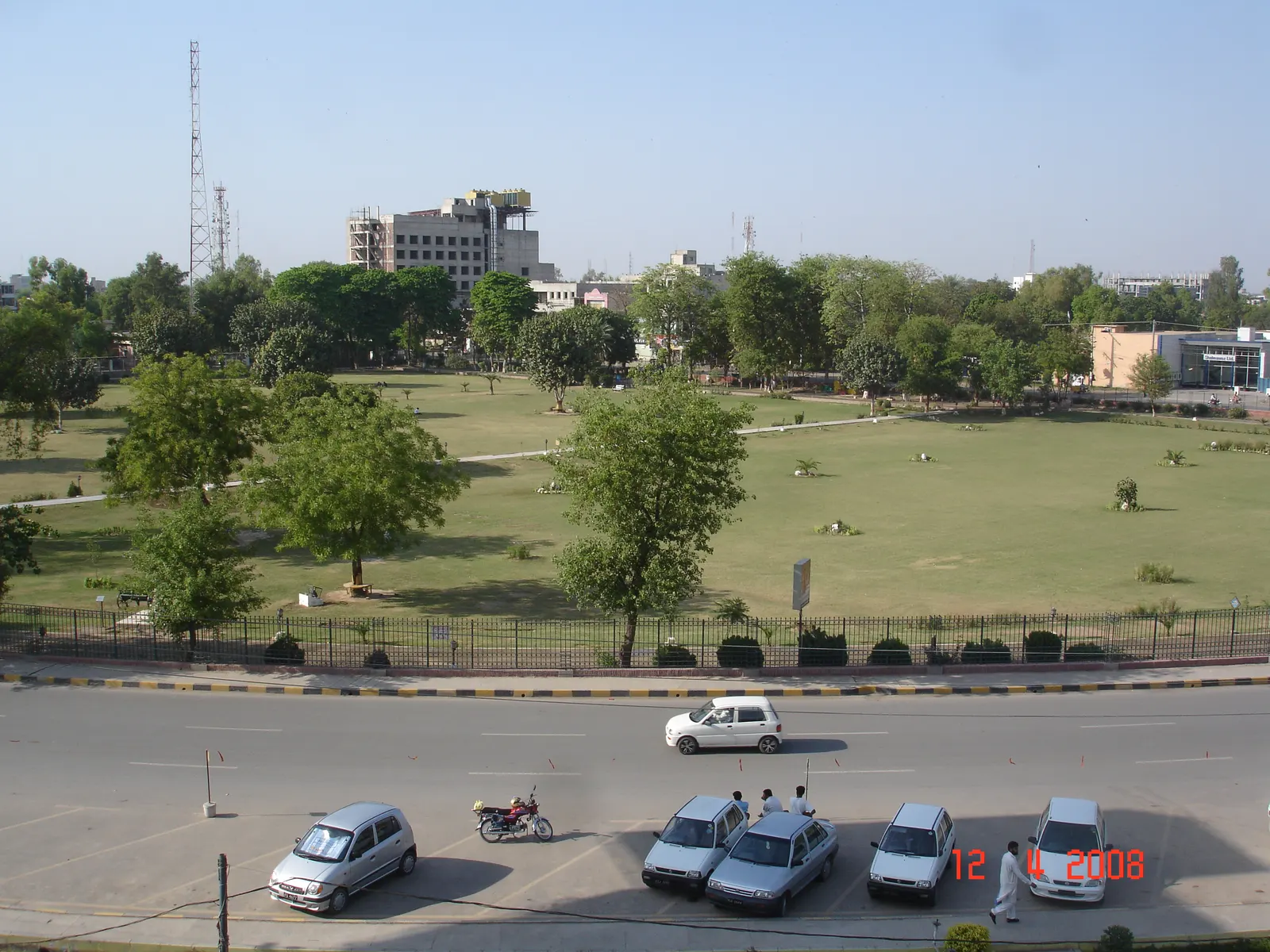 D Ground park and road in Peoples Colony, Faisalabad